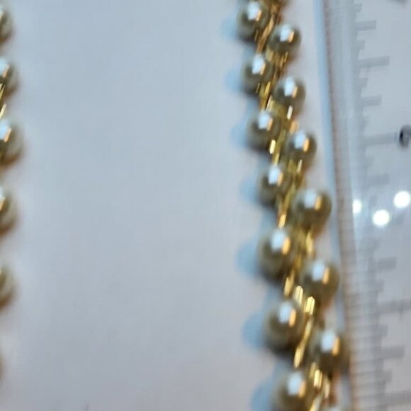 Vintage Faux Pearl Graduated Braded necklace - Picture 3 of 3